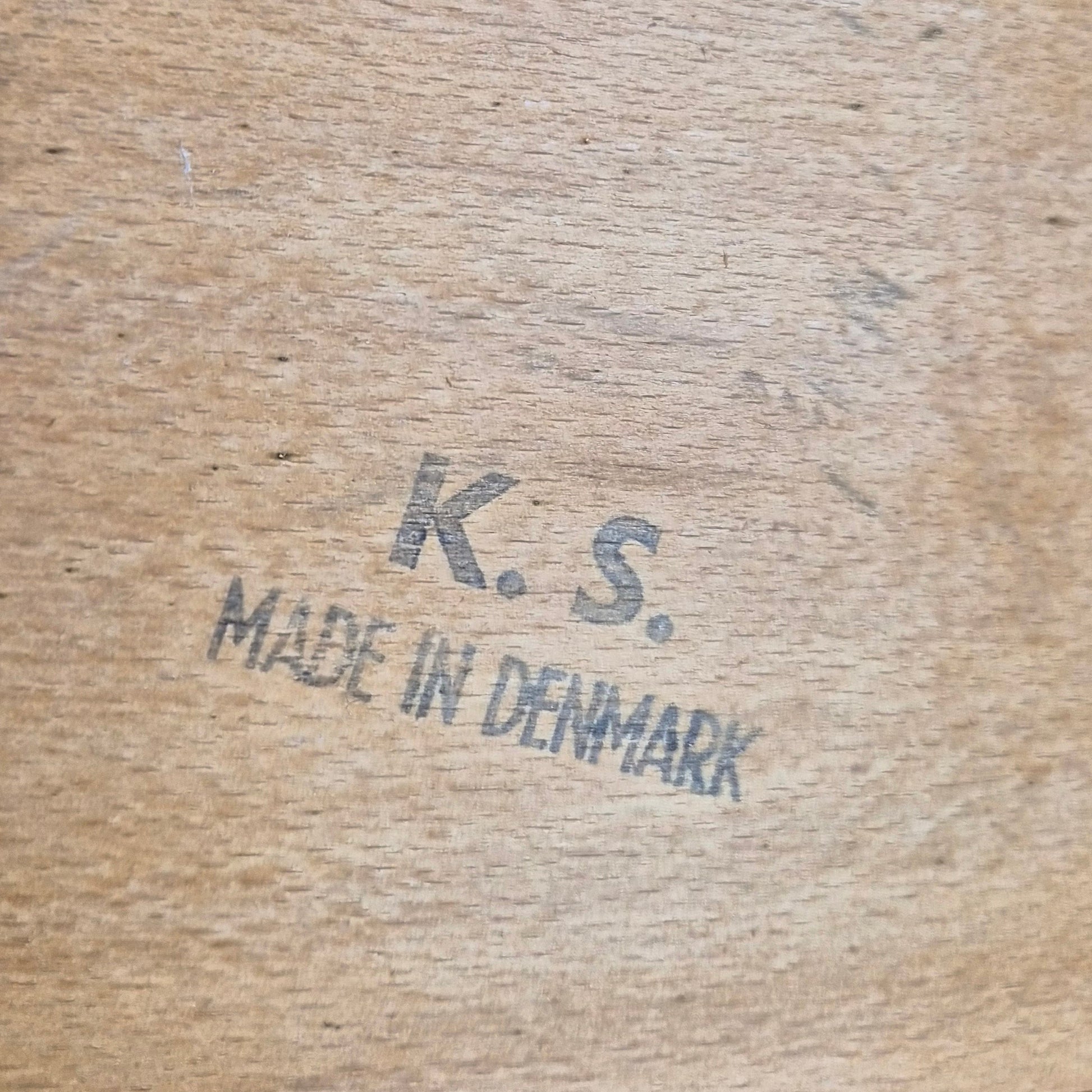 Chaise en palissande et laine, modèle 32 par Kai Kristiansen pour Korup Stolefabrik, Danemark, 1960 – vue arrière du dossier – en teck, palissandre – Danemark, années 1960 – Atelier 56