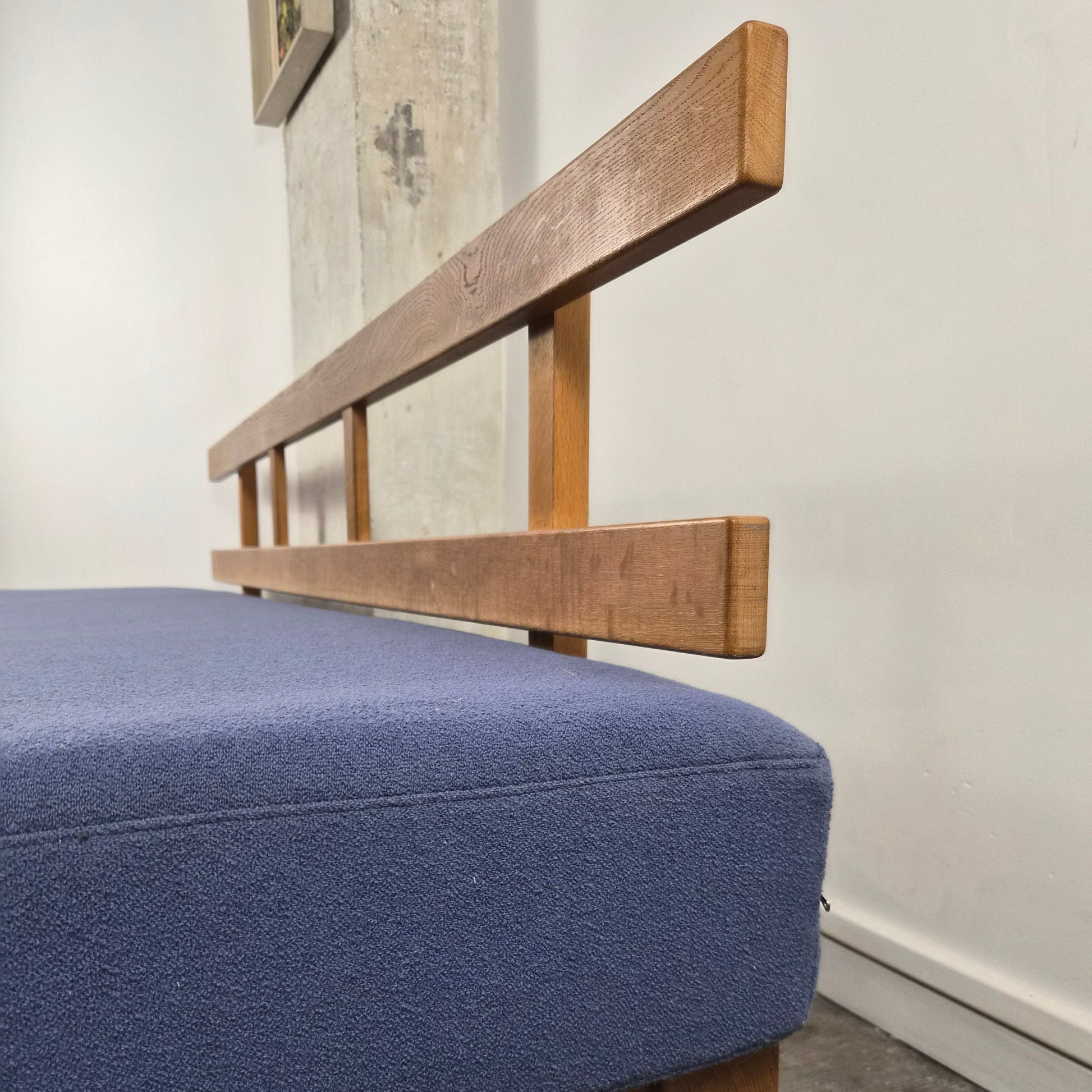Canapé lit en chêne, hêtre et laine model BM4312 Daybed Sofa par Børge Mogensen pour Fredericia, Danemark, 1960. – vue de profil – en chêne – Danemark, années 1960 – Atelier 56