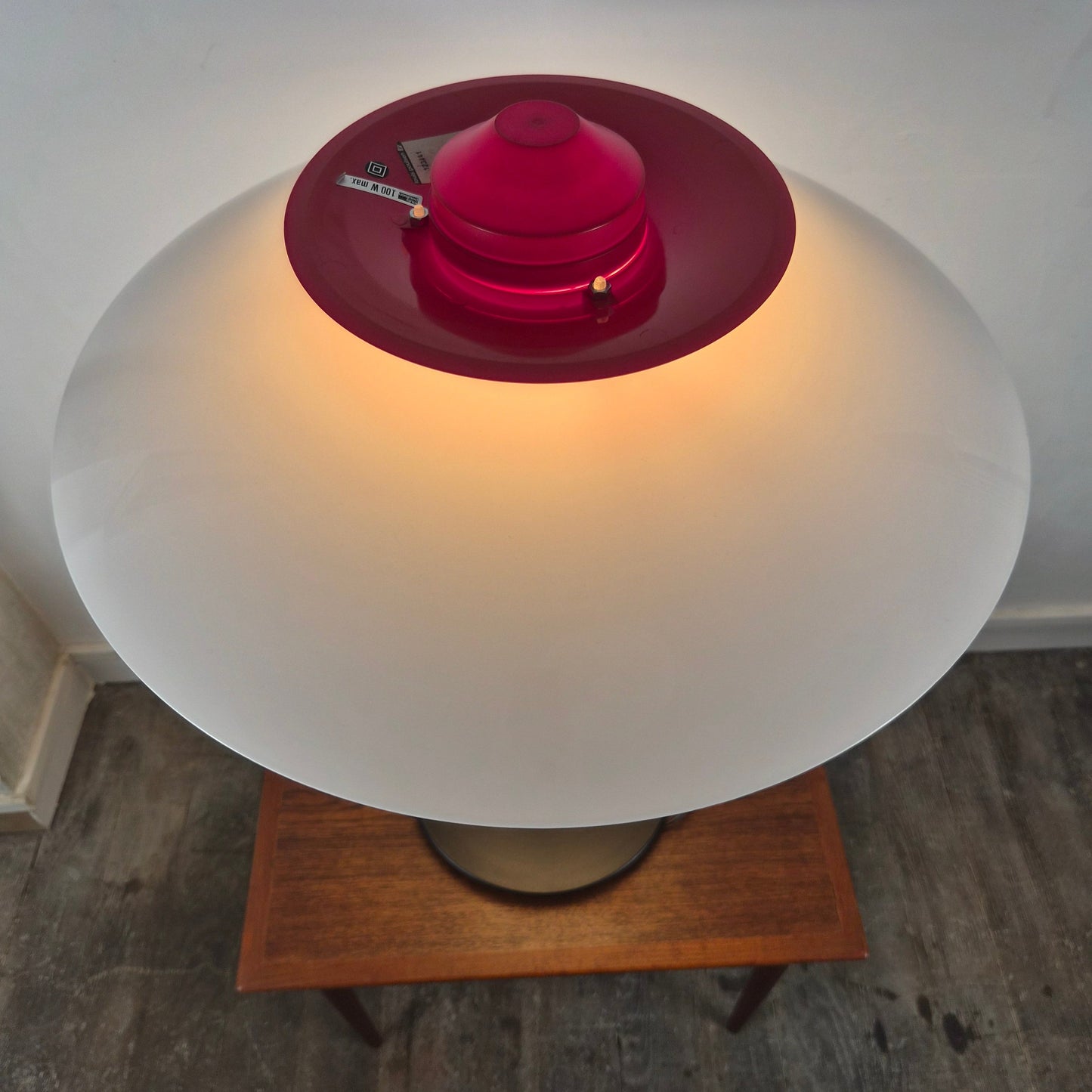 Lampe de table PH80 par Poul Henningsen pour Louis Poulsen, Danemark, 1970 – détail du bois ou du métal – en métal – Danemark, années 1970 – Atelier 56